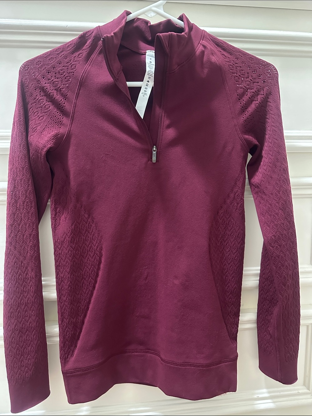 lululemon athletica Wine Half-Zip Pullover